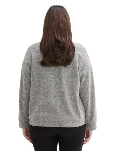 TOM TAILOR Plus Size - Sweatjacke mit Stehkragen