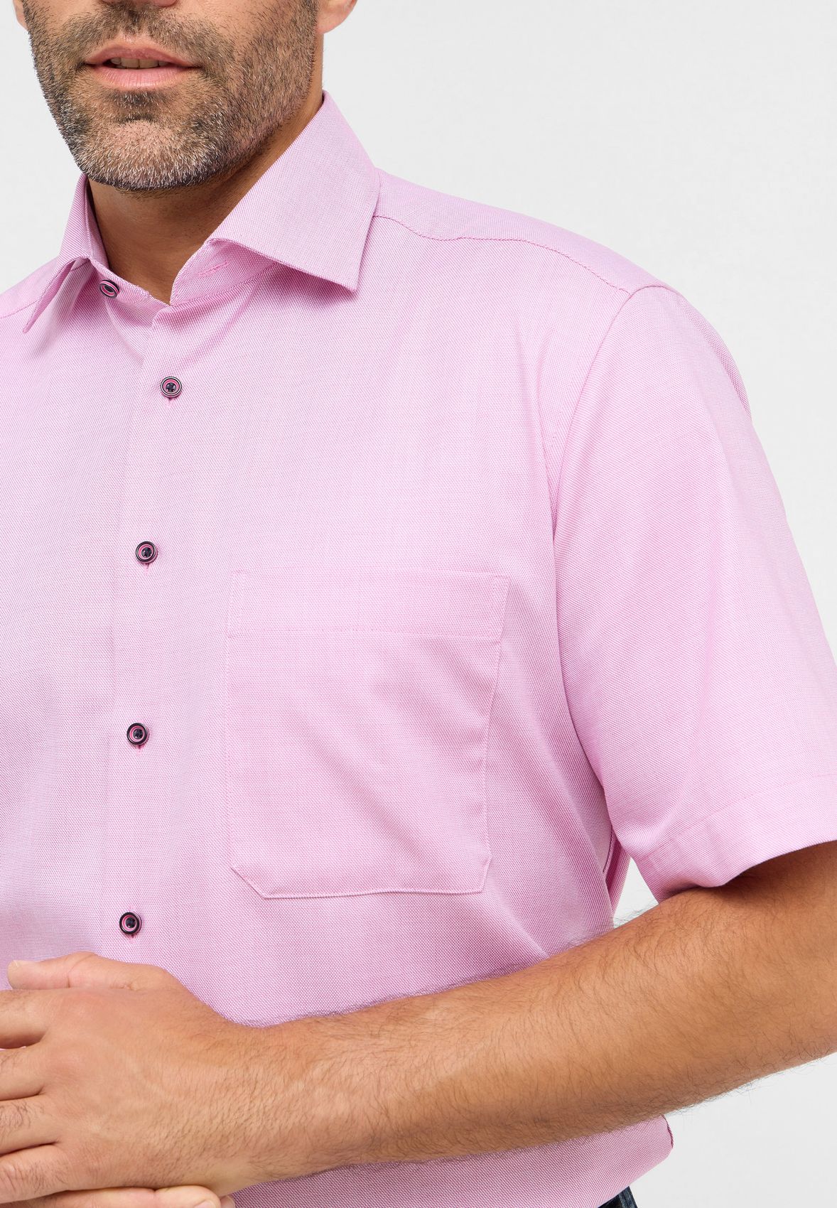 ETERNA Hemd Twill Kurzarm