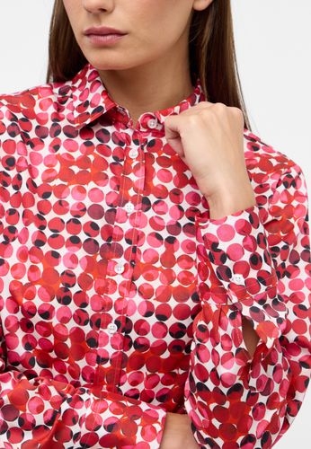 Bluse Satingewebe Langarm