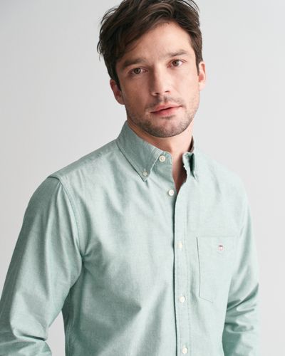 GANT Regular Fit Classic Oxford-Bluse