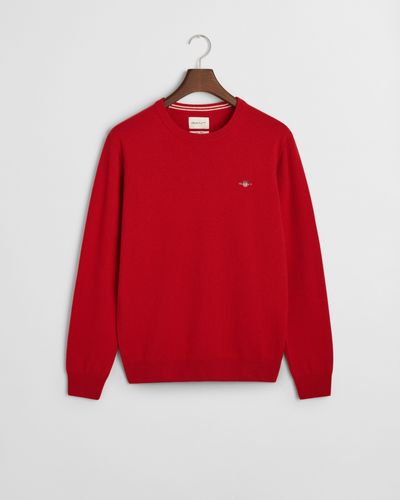 GANT Superfine Lambswool Rundhalspullover