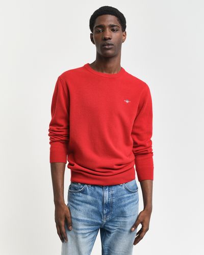 GANT Superfine Lambswool Rundhalspullover