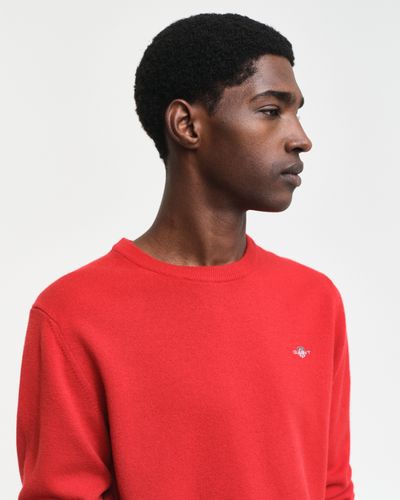 GANT Superfine Lambswool Rundhalspullover