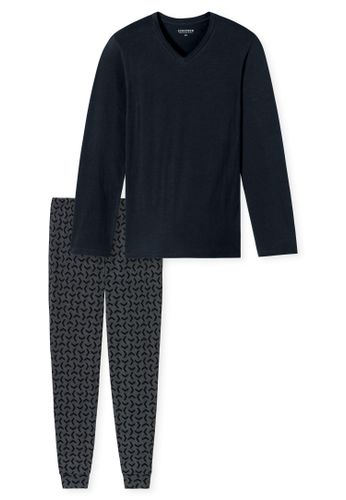 SCHIESSER Schlafanzug lang 48