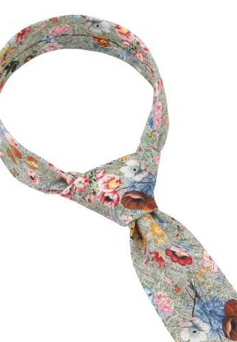 SEIDENFALTER Krawatte Blume 6cm