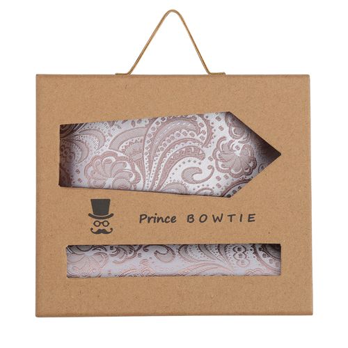 PRINCE BOWTIE Set Krawatte+Tuch Paisley Default Title