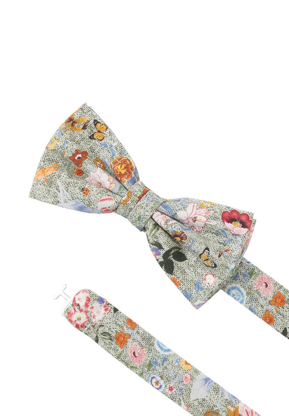 PRINCE BOWTIE Set Fliege+Tuch flower Default Title