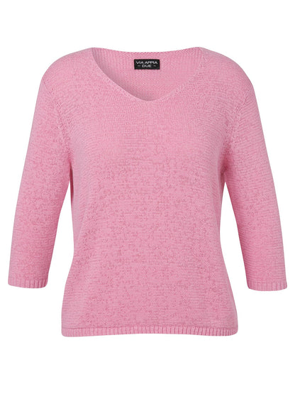 VIA APPIA Pullover V-Ausschnitt 3/4 Arm