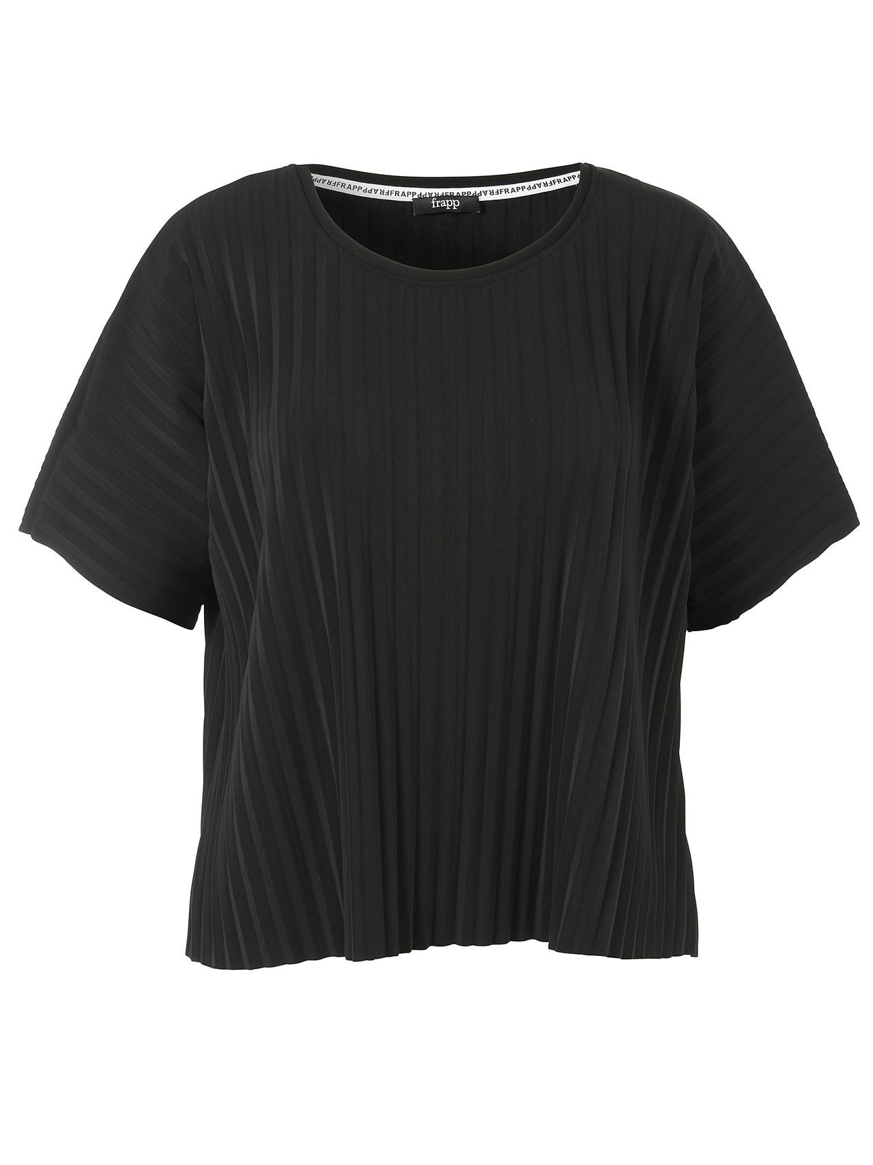 FRAPP T-Shirt Rundhals 3/4 Arm Plissee