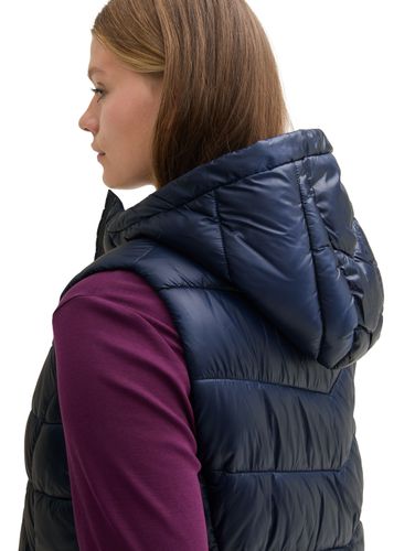 TOM TAILOR Plus Size - Lange Weste mit Kapuze