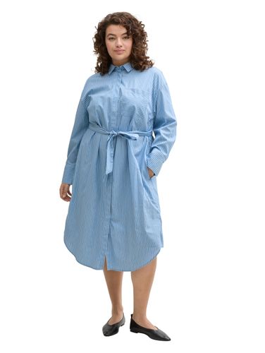 TOM TAILOR Plus Size - Blusenkleid mit Streifenmuster