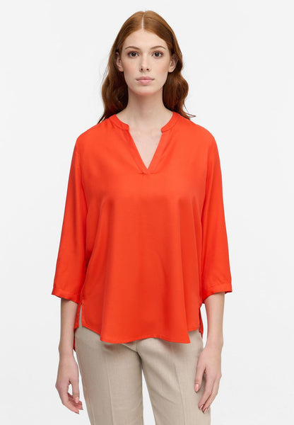 Viscose Shirt Bluse Viskose 3/4-Arm