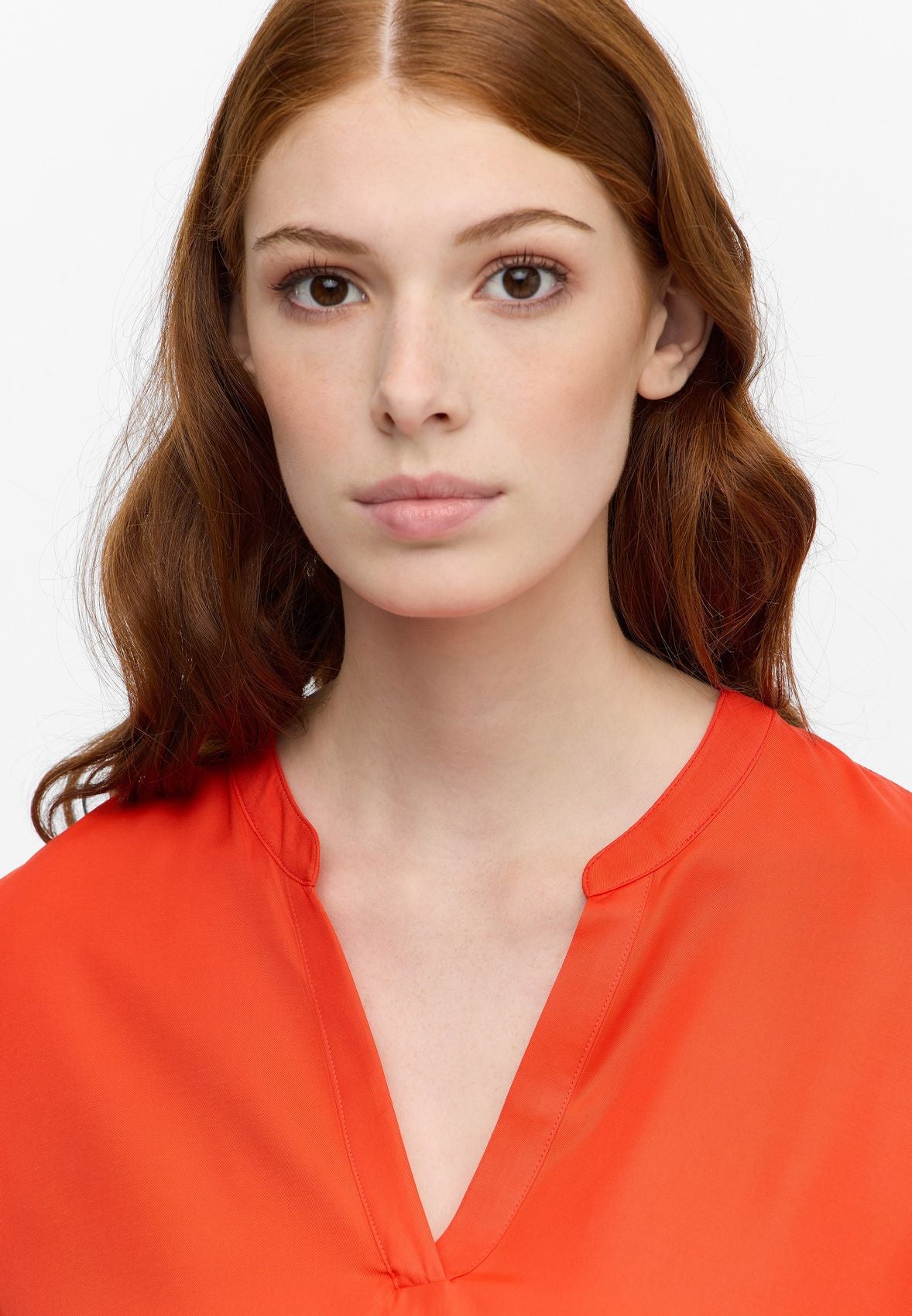 Viscose Shirt Bluse Viskose 3/4-Arm