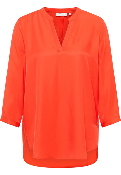 Viscose Shirt Bluse Viskose 3/4-Arm