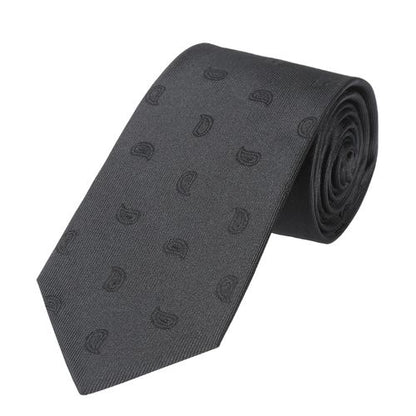 SEIDENFALTER Trauer Krawatte 8cm XXL