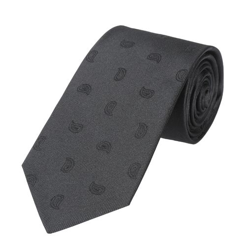 SEIDENFALTER Trauer Krawatte 8cm XXL