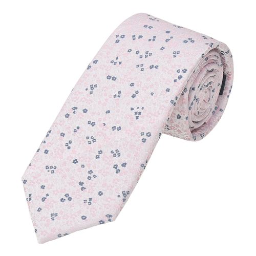 SEIDENFALTER Krawatte Flower 7cm Default Title