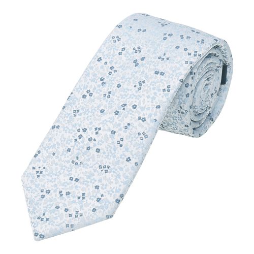 SEIDENFALTER Krawatte Flower 7cm Default Title