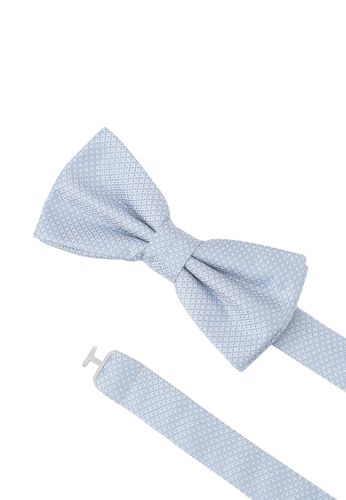 SEIDENFALTER Set Fliege + Einstecktuch