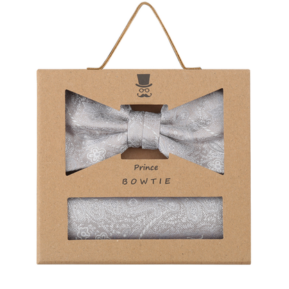 PRINCE BOWTIE Set Fliege + Einstecktuch Default Title