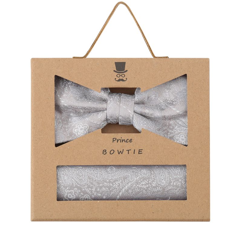 PRINCE BOWTIE Set Fliege + Einstecktuch Default Title