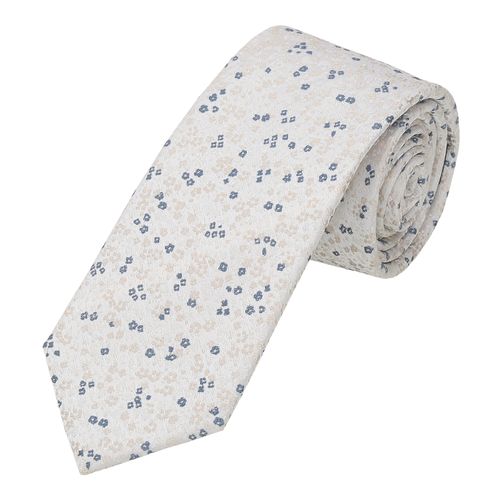 SEIDENFALTER Krawatte Flower 7cm Default Title