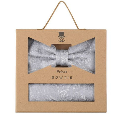 PRINCE BOWTIE Set Fliege + Einstecktuch Default Title