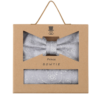 PRINCE BOWTIE Set Fliege + Einstecktuch Default Title