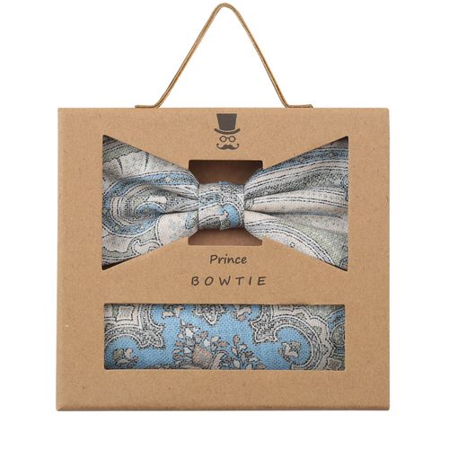 PRINCE BOWTIE Set Fliege + Einstecktuch Default Title