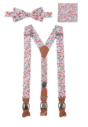 PRINCE BOWTIE Set Hosenträger+Fliege+Tuch