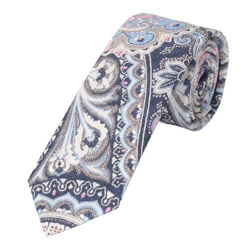 PRINCE BOWTIE Krawatte Paisley 6cm Default Title