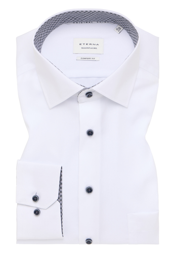 ETERNA Original Shirt Popeline Langarm Langarm - 65cm