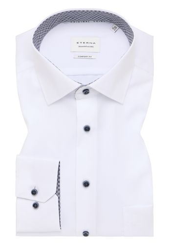 ETERNA Original Shirt Popeline Langarm Langarm - 68cm
