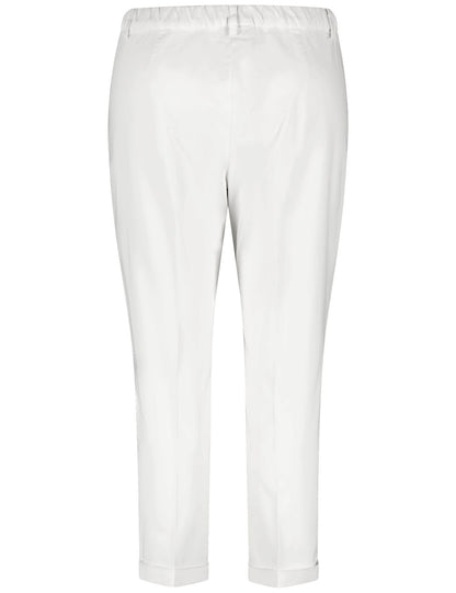 SAMOON 7/8 Hose aus Baumwoll-Stretch Greta