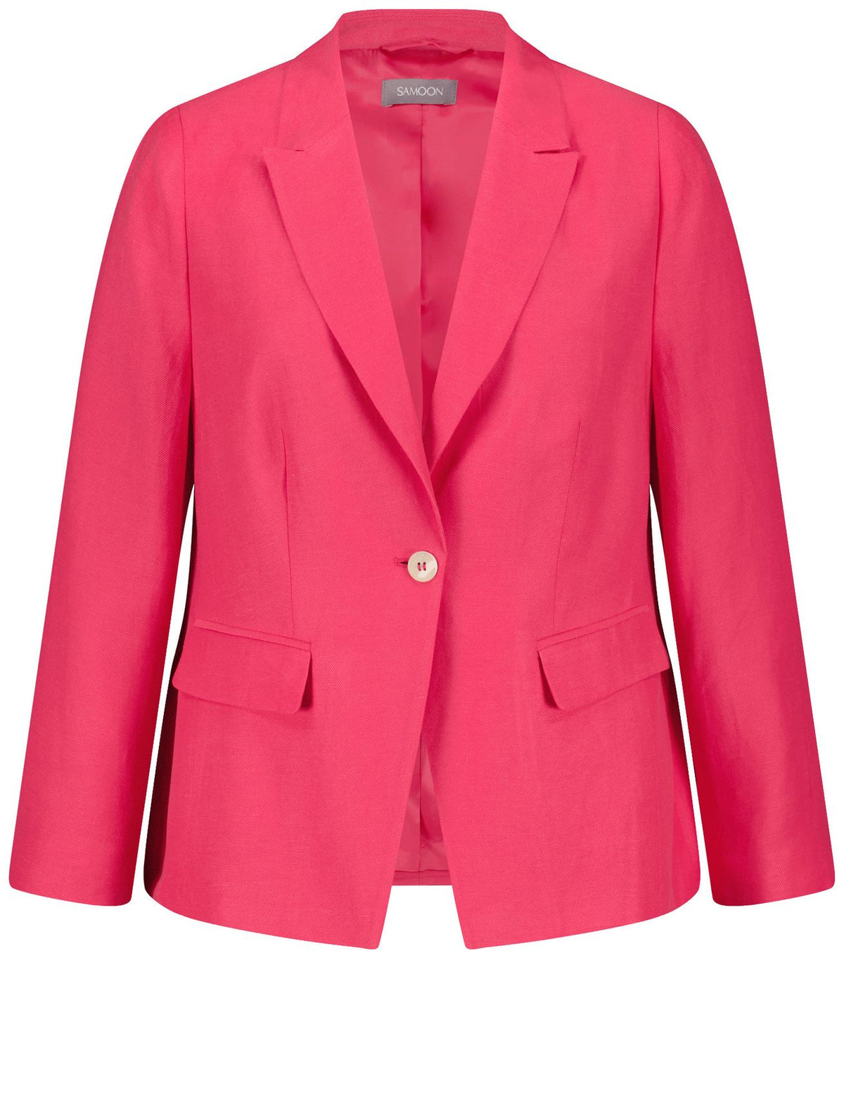Blazer aus Viskose-Leinen-Mix