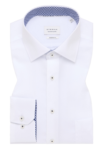 ETERNA Original Shirt Popeline Langarm Langarm - 65cm