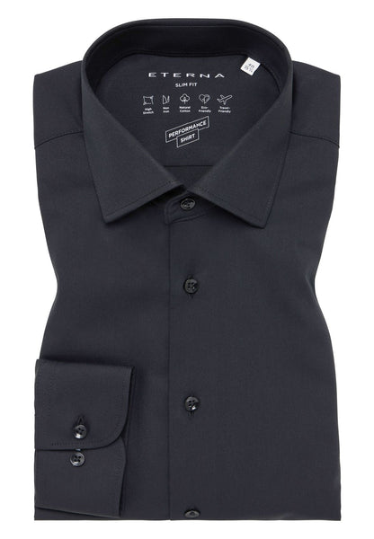 ETERNA Performance Shirt Twill-Stretch Langarm Langarm - 67cm