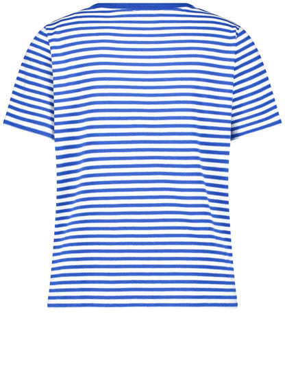 Ringelshirt mit Paisley-Print