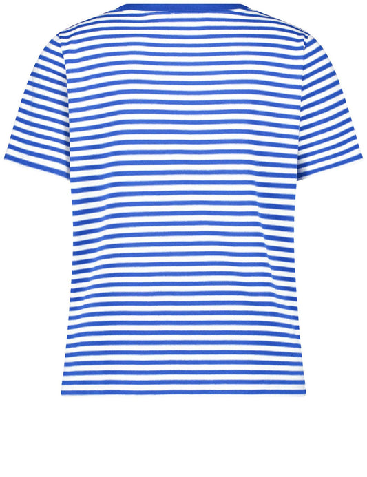 Ringelshirt mit Paisley-Print
