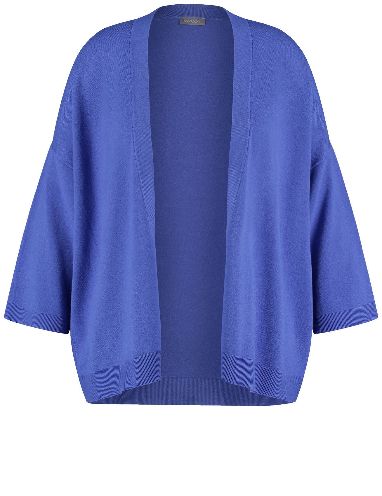 SAMOON Lässige Strickjacke mit halbem Arm 46