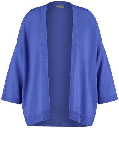 SAMOON Lässige Strickjacke mit halbem Arm 46