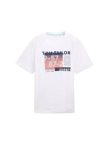 TOM TAILOR T-Shirt aus Baumwolle mit Print XXL