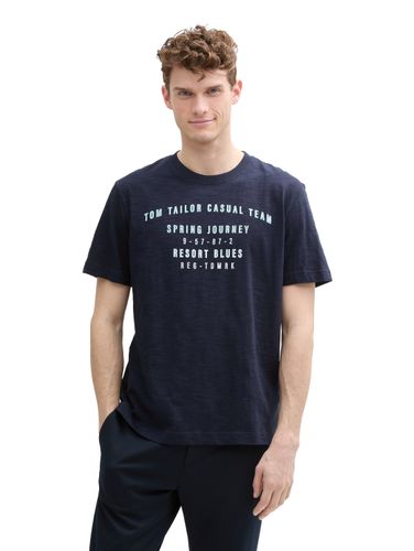 TOM TAILOR T-Shirt aus Baumwolle mit Print