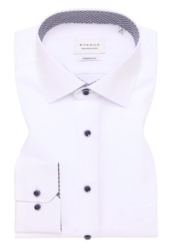 ETERNA Original Shirt Popeline Langarm Langarm - 68cm