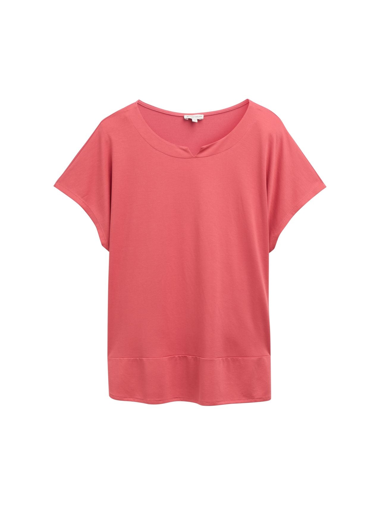 TOM TAILOR Plus Size - T-Shirt im Material-Mix