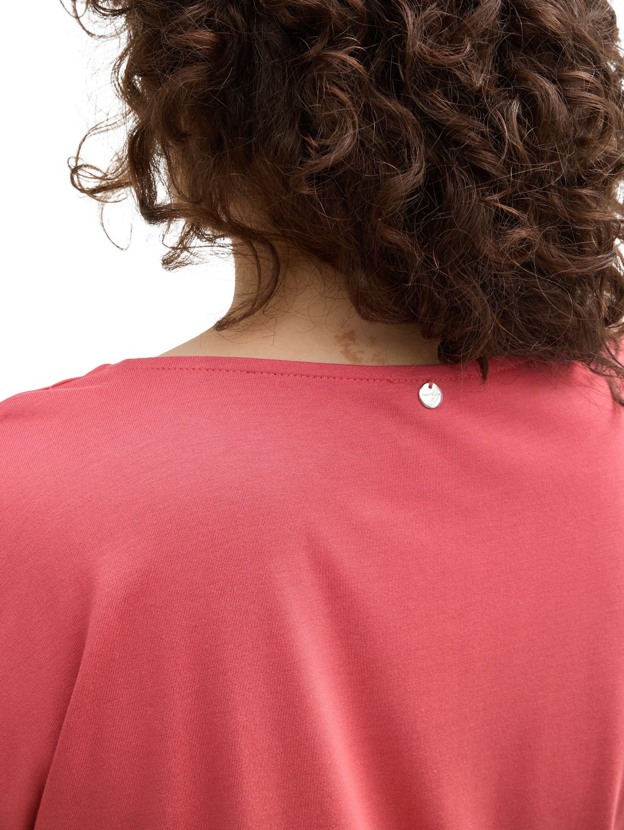 TOM TAILOR Plus Size - T-Shirt im Material-Mix