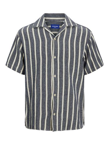 JACK & JONES JACK&JONES JORCOBA STRIPE RESORT SHIRT SS SN XL