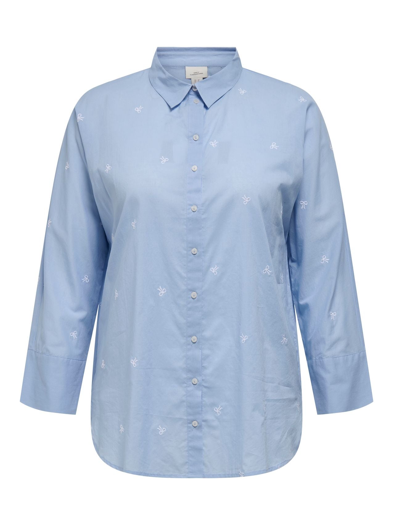 ONLY CARMAKOMA CARNEW LINA GRACE LS EMB SHIRT WVN 52