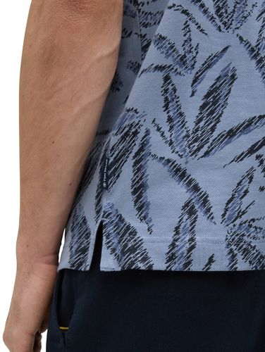 TOM TAILOR Piqué Poloshirt mit Palmen-Print