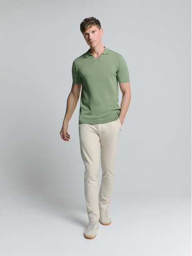 NO EXCESS Pullover Short Sleeve Polo V Solid